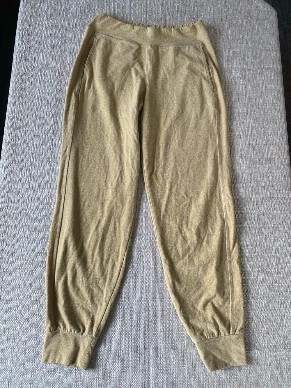 Sweaty Betty Joggers Mustard Yellow Made in Italy Size XS